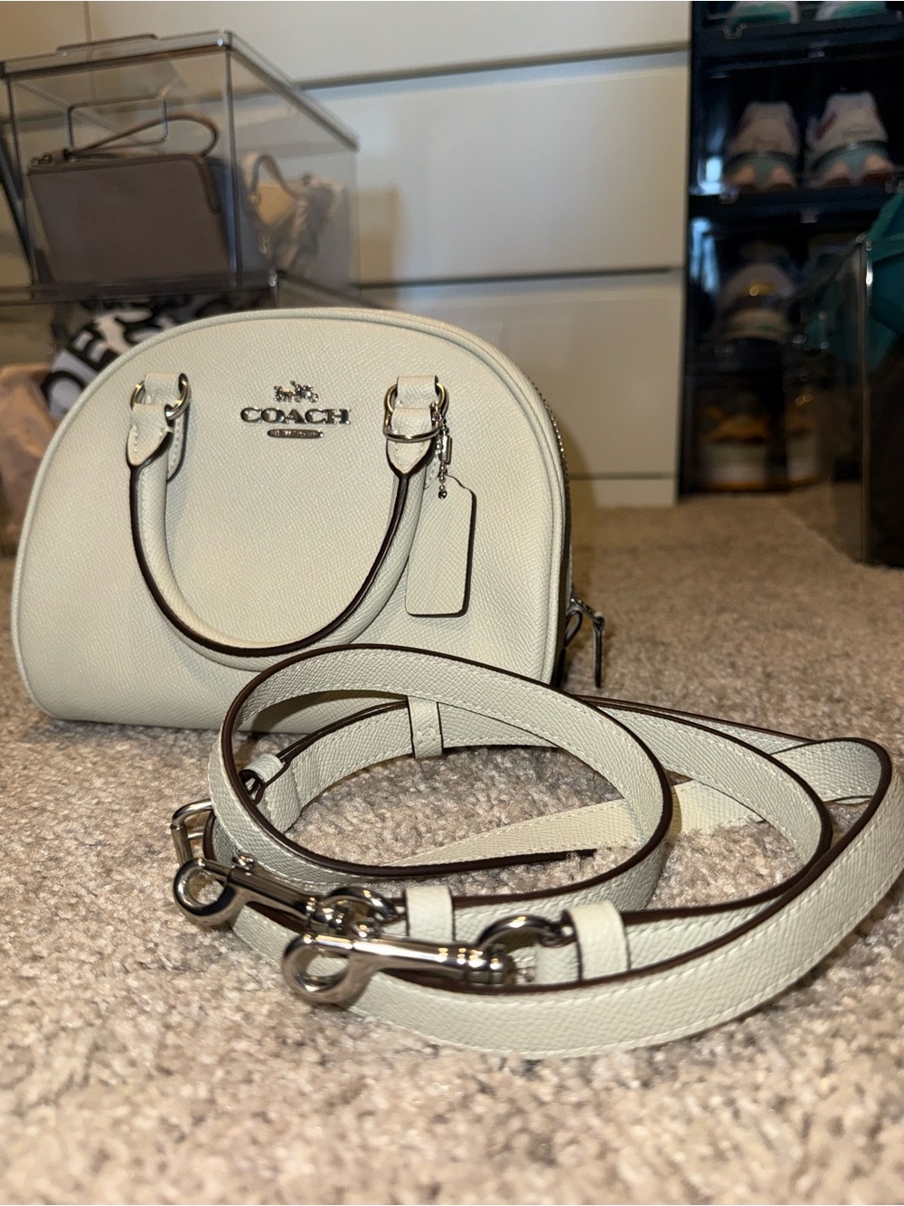 Coach Sydney Satchel with Detachable Strap